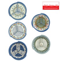 폴핸키 폴란드그릇 3칸 나눔 베지터블 플래터 집들이선물 결혼선물 안주접시 과일접시 손님접대, 폴필드