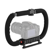 dslr 짐벌 캐논 6dmark2 오막포 액션 스태빌라이저 그립 플래시 브래킷 홀더 dslr dv 카메라 캠코더 스마트 폰용 전문 비디오 액세서리 핸들, 유형 1