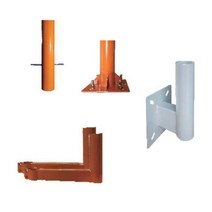 반사경용 지주 브라켓 모음, 매립지주