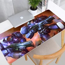 마우스장패드스타 크래프트 마우스 패드 게임 매트 게이머 키보드 데스크 테이블 카펫 xxl 900x400 컴퓨터, 03 3_02 300x700x2mm