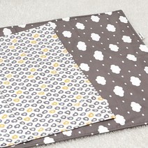 화모베이비 순면 휴대용방수패드 아기방수요 유아방수요, 구름