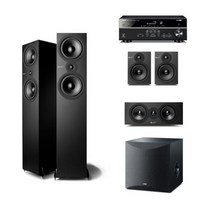 야마하 RX-V385 + 캠브리지오디오 New SX-80 5.1채널스피커SX-5, 상세설명 참조, V385(블랙)