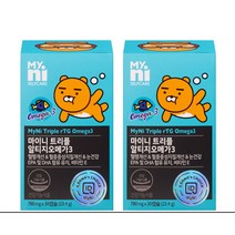 마이니 마이니 트리플 알티지오메가3 30C 2개세트, 단품, 마이니 트리플 알티지오메가3 30캡슐 2개세트