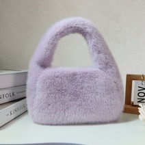 밍크 모피 퍼 가방 여성 겨울 니트 뽀글이 크로스백 페이크퍼 미니 양털 작은 백