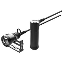 Divepro 기본 캐니스터 라이트 사이드 마운트 케이블, 4200 Lumens Black