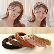 미스21 이브나 도톰 꽈배기 헤어밴드 머리띠 (hb1507)