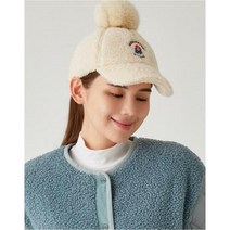 [헤지스 골프 여성] [21FW] HWHE1F714IV PADDINGTON아이보리 패딩턴 방울 캡, 056