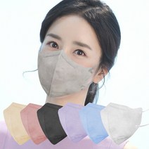 케이퓨리 새부리형 항균 구리 마스크 99.9% 소형 블루 50개입 20개, 단품, 단품
