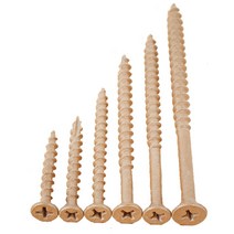 YUJINCO 목재용(델타) 나사 피스 방부목 소량 25mm 32mm 38mm 50mm 65mm 75mm 90mm, 목재용(델타)피스, 38mm(75개)