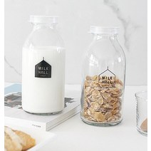 직감 서울우유 밀크홀 유리병 (330ml) - 2type, 네거티브(1+1)