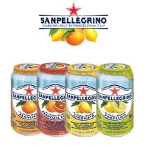 산펠레그리노 ((캔))음료종 (옵션에서종류선택), 아란시아타(24캔), 96개, 330ml