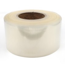18650 리포 배터리 PVC 열 수축 튜브 팩 너비 17mm ~ 80mm 절연 필름 랩 리튬 케이스 케이블 슬리브 파란색, 10 Width 50mm x 1meter, 01 클리어