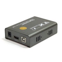charmvision eku60h 60m 196ft usb hdmi kvm extender codec over cat6 cable for remote control pc dvr, 발신자 tx만