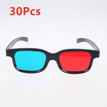 VR 게임기 안면 스마트 글라스 브이알 헤드셋 기계 오락기 vr 뜨거운 30x 블랙 프레임 레드 블루 3d 안경 블랙 프레임 차원 입체 TV 영화 dvd 게임 비디오는, 협력사, 30개
