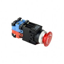 건흥전기 1A1B 조광 푸쉬락 버섯형 방향표시 방우형 LED램프 비상 스위치 230V AC 25mm KBL25WER-L3A11, 화이트 [KBL25WER-L3AW11]