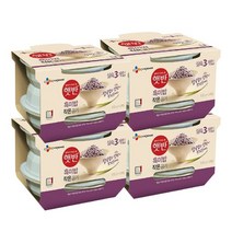 CJ제일제당 햇반 흑미밥 작은공기 130g 36개 맛있는 밥 즉석 한끼 흑미 쌀 밥 지은 공기 간편식 음식 아침 점심 저녁 건강 다이어트 식단 조절