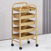 5단 미용실 츄레이 미용 트레이 가위 정리대 기자재 카트 웨건, Q