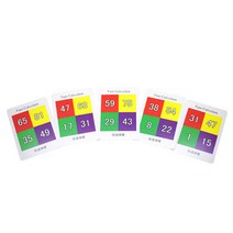 마술도구 수학마술 초보자 멘탈매직 학예회 장기자랑 텔레파시 덧셈 카드