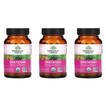 2+1 오가닉인디아 샤타바리 아스파라거스뿌리 Shatavari 90베지캡슐 3통, 1개, 기본