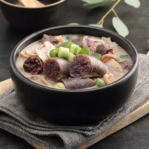 [작심밀도]병천 순대국밥세트야채순대국밥고기2팩+한우사골진곰탕2팩 2인분, 없음