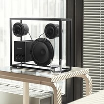 TRANSPARENT Speaker Black 트랜스페어런트 라지 블랙 투명 블루투스 스피커