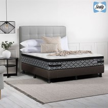 씰리 에드가 BPS 레귤러킹+ N9006+ 로버트 하단 침대세트 (RK), 15CM(헤드연결), 다크그레이