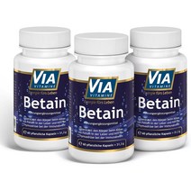 비아비타민 Via Vitamine 엔자임 베타인 HCL 93.9g, 1통