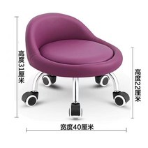 각도조절 좌식 의자 낮은 라운드 접이식 등받이 자세교정 허리에좋은 듀오백 방 침대 게이밍 바닥 바퀴달린, D