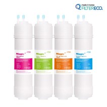 현대큐밍 정수기 필터 HP-751SW 호환 최고급형, 11인치 1년 세트 (4+2+1+1)