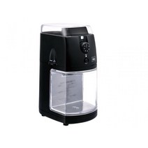 Melitta 커피 그라인더 밀 전기 플랫 디스크 컵 스케일 호퍼 3.5oz(100g) 90초 퍼펙트 터치 II CG-5B 블랙