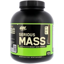 Optimum Nutrition Serious Mass 고단백 체중 증가 파우더 초콜릿 2.72kg(6lbs)
