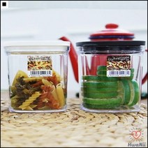 간식포켓 단단한뚜껑 강력한밀폐 남은채소보관 미니소스통 플라스틱반찬통, 대/화이트