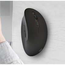 사무 게임용 무선 버티컬 마우스 (블랙) 무소음 인체공학 PC방 리니지 광, 618G 블랙