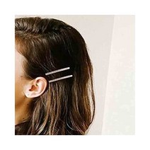 Yheakne Crystal Bar Hair Clip Retro Barrette French Rhinestone Accessories for Women and Girls 2Pcs