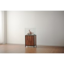 홈앤스틸 원목축양장 2자광폭축양장 멀바우 철제프레임 어항 수조 받침대 수족관 축양장