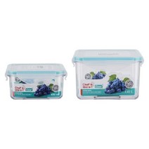 셰프웨어 클리어 밀폐 용기 정사각 650ml, 단품