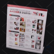 VEDANA 단면쇼케이스 A4 뷰티샵가격표