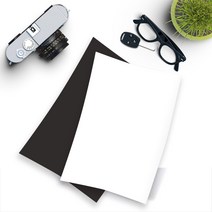 종이 자석스티커 고무 자석 테이프 붙이는자석 A4, 1. 고무자석 - 흰색 1장