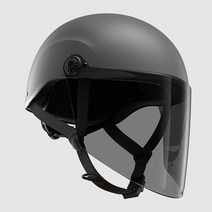 헬멧 여름 전기 자동차 헬멧 사계절 유니버설 오토바이 헬멧, 조용한 회색-HD 자외선 차단제 거울