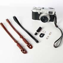 가죽 카메라 손목 스트랩 그립 Leica C M M6 Q T X1 X2 X-E X Vario D-LUX TYP109 D-LUX6 TYP116 고품질, [02] Brown color