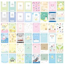 1000 초등 제본노트 초등 노트 공책, 11.여아용 인천판 11칸