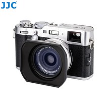 [JJC] 후지필름 X100 X100T X100F X100V 사각 렌즈 후드, 사각 실버