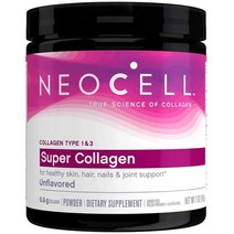 Neocell 네오셀 슈퍼 콜라겐 타입1 3 파우더 198g, 6팩