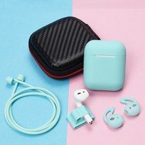 분실방지 에어팟 케이스 악세사리 올인원 세트, 네이비, 에어팟 케이스 풀세트