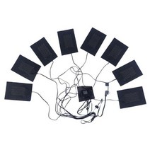 배달대행조끼 열선조끼 usb발열조끼 충전 의류 가열 패드 45℃-65℃ 조끼 히터 전원 공급 장치 캠핑 하이킹 스키 사이클링 바지 탄소 섬유 가열 패드