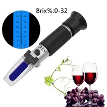 비파괴 당도계 당도측정기 자동 굴절계 설탕 농도 ATC 단맛 테스터 과일 측정기 Homebrew 꿀 야채 범위 Bri, 02 without box