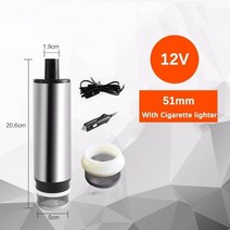 12lmin 30lmin 12 v 24 v dc 전기 잠수정 오일 펌프 자동차 디젤 등유 연료 전송 물 흡입 펌프 12 24 v 볼트, 협력사, 51mm 12V 자동차