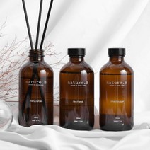 네이처비 디퓨저 실내 방향제 사무실 자동차 200ml+200ml+200ml, 선택1_레이니가든 200ml_선택2_파인포레스트 200