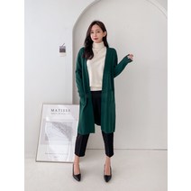 가을 노카라 가디건 숄 롱 니트 아우터(5color)