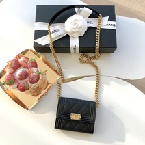 (파리올)샤넬 보이 캐비어WOC체인 미니크로스백AP2206